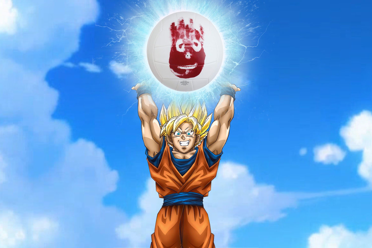 Goku Wilson Spirit Bomb Goku Wilson Spirit Bomb