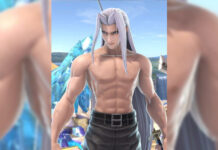Sephiroth’s nipples come out to play in Super Smash Bros. Ultimate Sephiroth Nipples